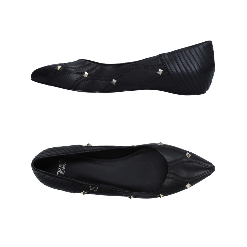 💋🎁Versace Jeans ballet flats size 5 US NWT🎁💋